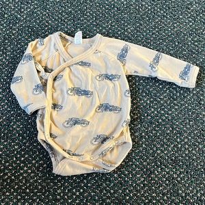 Kate Quinn Vintage Motorcyle Long Sleeve Onesie